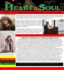 Free! Compliments of WCLM Radio 1450am February/March 2016