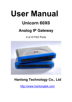User Manual - VoIP