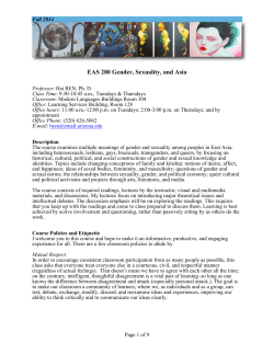 2013-14 Funded Projects - Institute for LGBT Studies