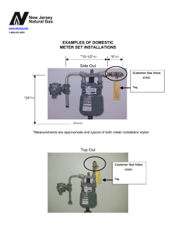 examples of domestic meter set installations