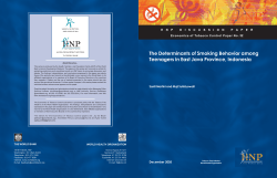 The Determinants of Smoking Behavior among Teenagers in East