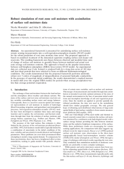 Robust simulation of root zone soil moisture with assimilation of