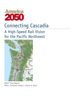 Connecting Cascadia