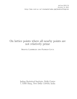 On lattice points where all nearby points are not relatively prime
