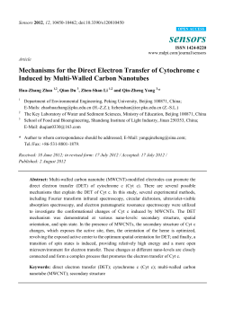 Mechanisms for the Direct Electron Transfer of Cytochrome c