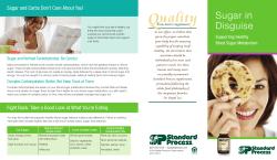 Sugar in Disguise Brochure