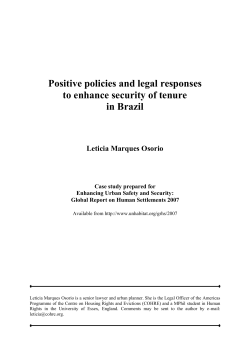 Positive policies and legal responses to enhance - UN