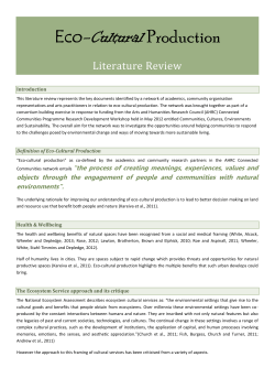 Literature Review - University of York