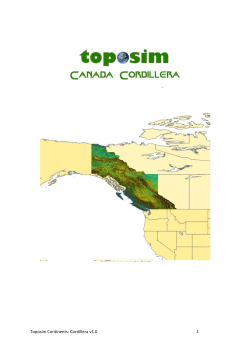 Toposim Continents: Cordillera v1.0 1