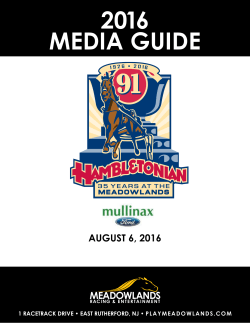 Section 1 - Meadowlands Racetrack