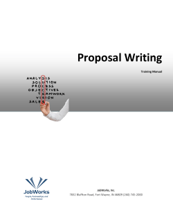 Proposal Writing