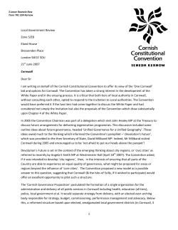 Submission to Local Government Review