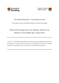 Smith, H. The Afflicted Jewish Body