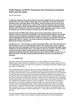 Public opinion on Nato