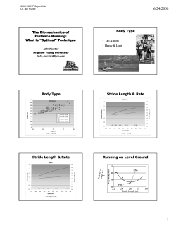 The Biomechanics of Distance Running