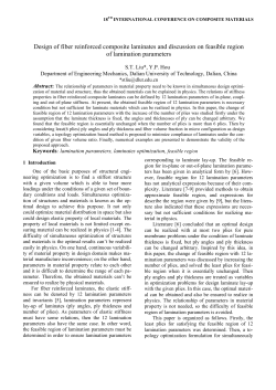 compliance optimization of laminates with restricted fiber volume