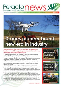 Drones pioneer brand new era in industry
