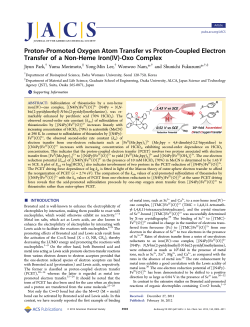 Proton-Promoted Oxygen Atom