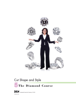 Cut Shape and Style The Diamond Course