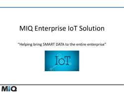 MIQ Enterprise IoT Solution