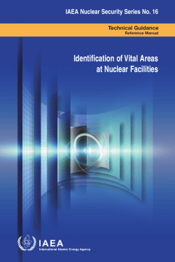 identification of vital areas at nuclear facilities