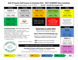 Bob O`Connor Golf Course at Schenley Park