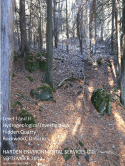 TABLE OF CONTENTS - Wellington County