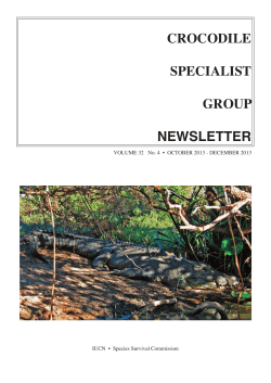 32(4) colour.indd - Crocodile Specialist Group