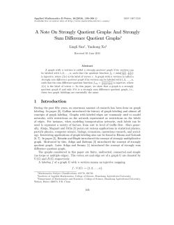 A Note On Strongly Quotient Graphs And Strongly Sum Difference
