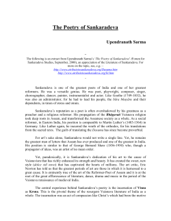The Poetry of Sankaradeva - ATributeToSankaradeva.org