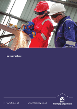 Infrastructure - Highlands and Islands Enterprise