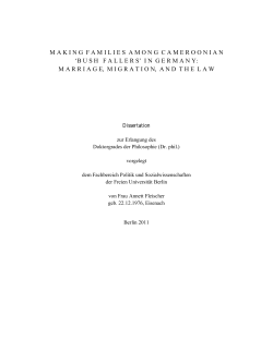 makingfamiliesamongca meroonian - diss.fu-berlin.de