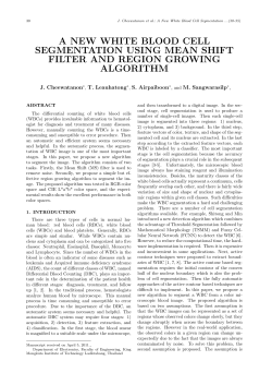 a new white blood cell segmentation using mean shift filter