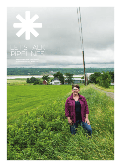let`s talk pipelines - Canadian Energy Pipeline Association