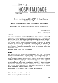 So you want to get published