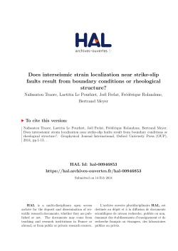 Does interseismic strain localization near strike-slip faults