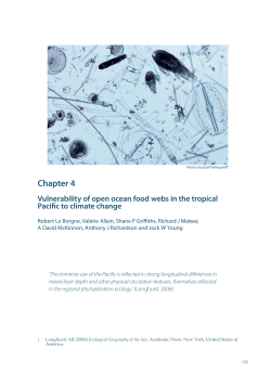 Vulnerability of open ocean food webs in the - IRD