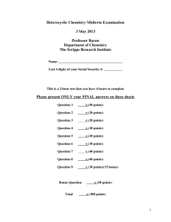 Midterm 2013-final - The Scripps Research Institute