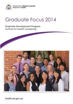 Graduate Focus 2014