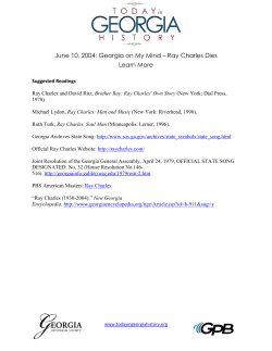 June 10, 2004 - Today In Georgia History