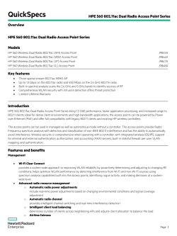 to access the HPE 560 802.11ac Dual Radio Access Point Series