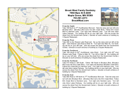 Map and Directions - Brook West Family Dentistry