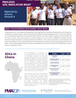 SDG Indicator Brief