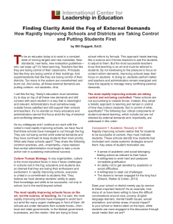 Finding Clarity Amid the Fog of External Demands How Rapidly