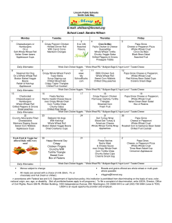 May - Lincoln Public Schools