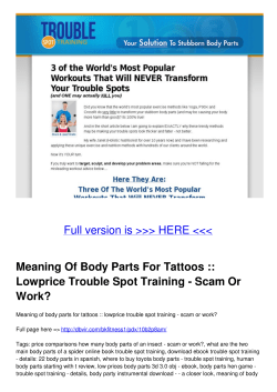 Meaning Of Body Parts For Tattoos :: Lowprice Trouble Spot