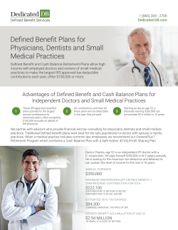 Defined-Benefit-Plan-for-Doctors - Dedicated Defined Benefit Services