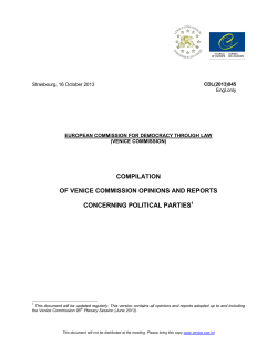 CDL(2013)045 - Venice Commission