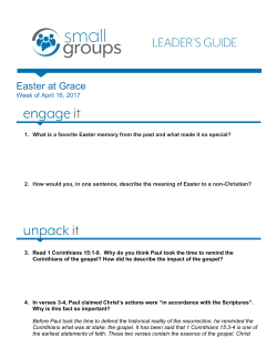 Leader Notes - Grace Church