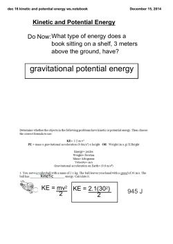 dec 16 kinetic and potential energy ws.notebook